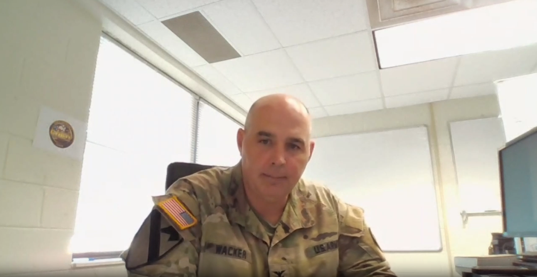 Col. Michael Wacker explains the MART concept via Signal's TechNet Augusta webinar.