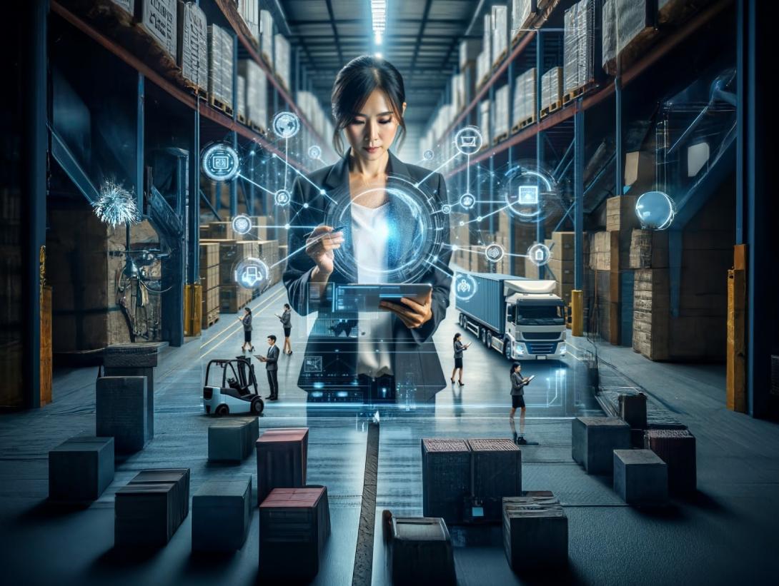 Emerging technologies such as generative AI can be used to help combat risks to critical supply chains. Credit: Shutterstock AI-generated image.