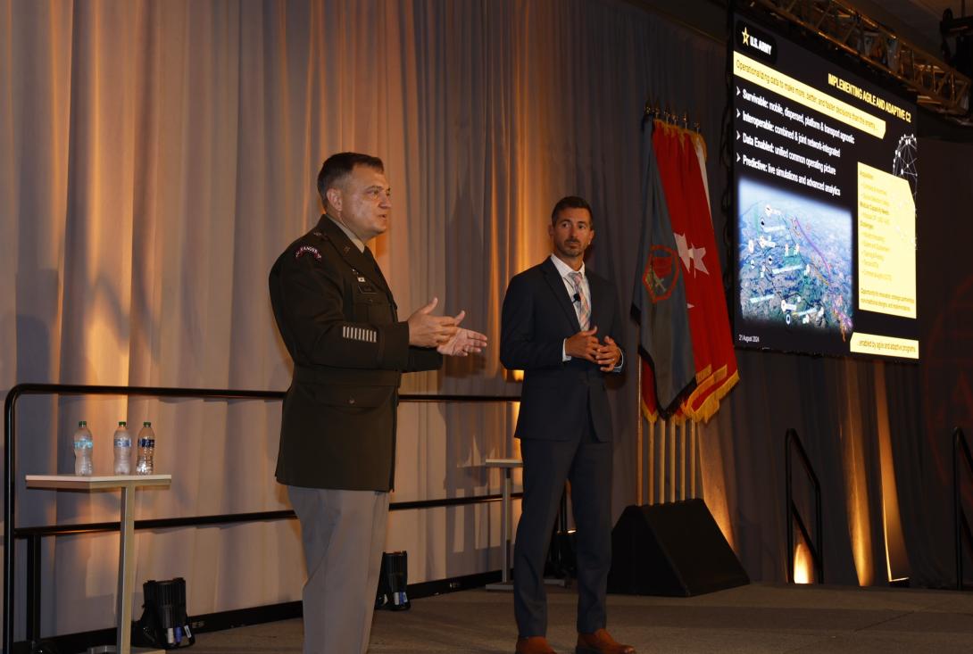 Implementing Agile and Adaptive C2 panel. Credit: Mike Carpenter, AFCEA.