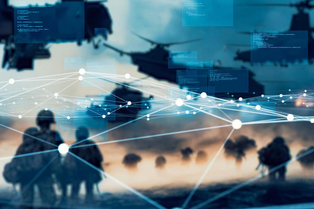 Officials manage communications during battle. Technological improvements, using AI and satellites, will address obstacles in connectivity and communication capabilities. Photo credit: metamorworks-stock.adobe.com