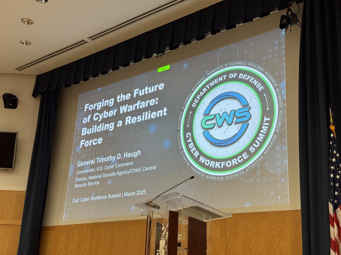 Keynote Slide - Forging the Future of Cyber Warfare: Building a Resilient Workforce