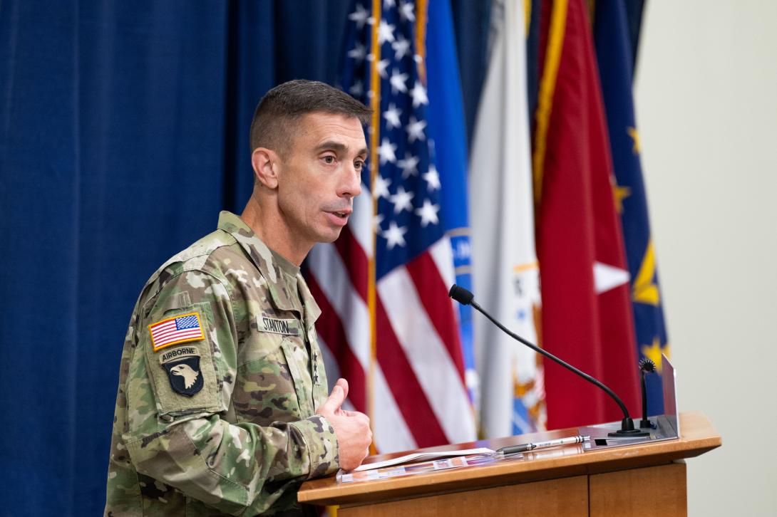 Lt. Gen. Paul Stanton, director, Defense Information Systems Agency and commander, Joint Forces Headquarters-Department of Defense Information Network, laid out his four top priorities and stressed the need to inflict damage on cyber adversaries during an exclusive interview with SIGNAL Media.