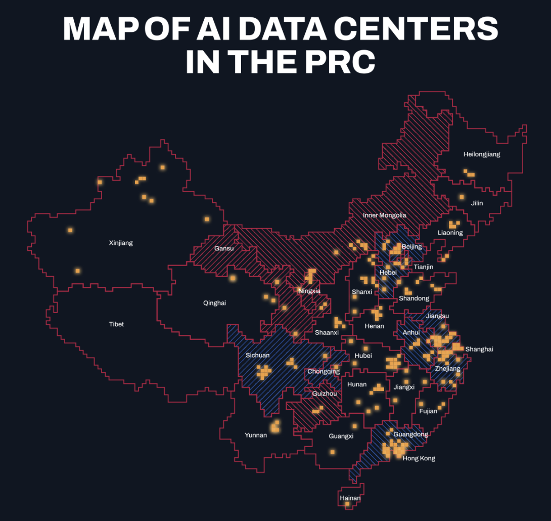 Map of AI Centers in the PRC, striderintel.com