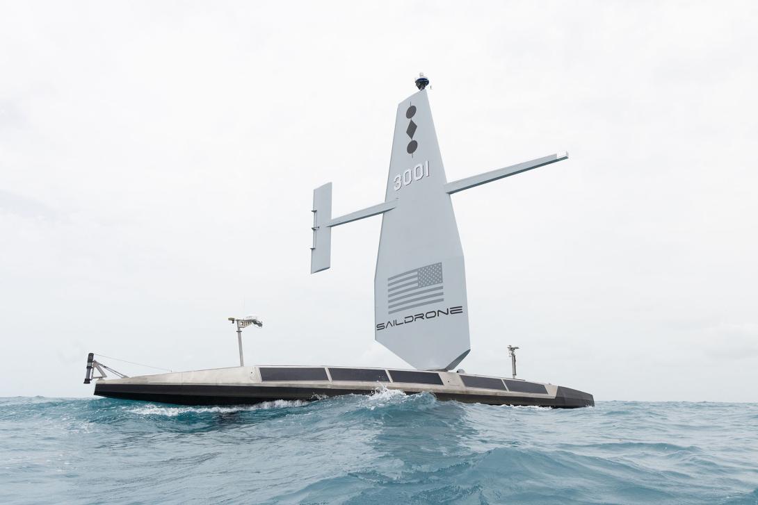 Unmanned surface vehicle provider, Saildrone, works closely with the U.S. Navy.  Saildrone