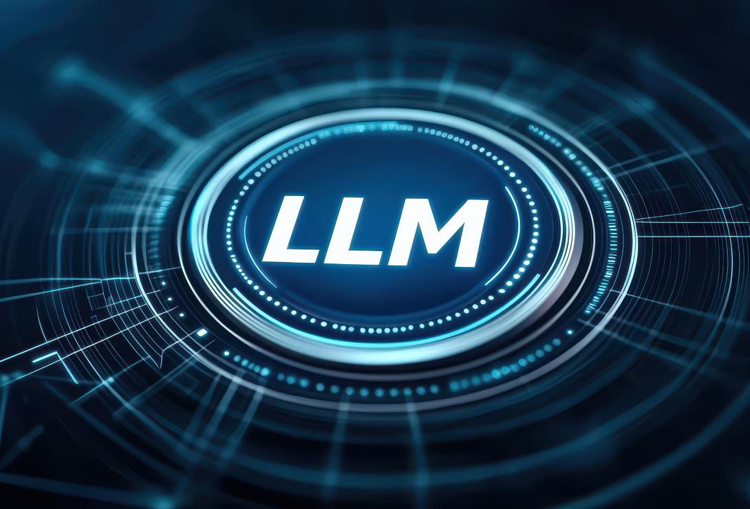 Futuristic digital representation of LLM technology. Gibster-stock.adobe.com generated with AI.
