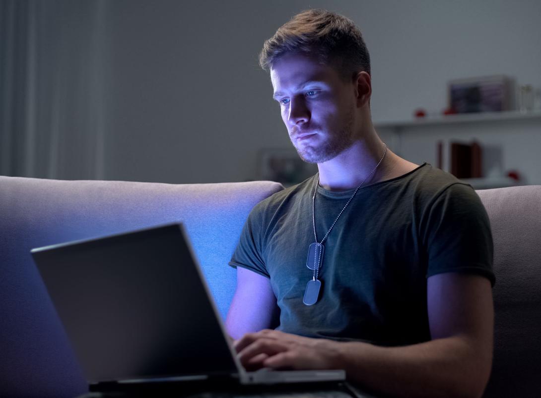 Service members and veterans should be aware of how foreign adversaries use mainstream and alternative social media, as well as crowd-sourcing apps like TikTok and Jodel, to push disinformation. Credit: motortion-stock-adobe.com