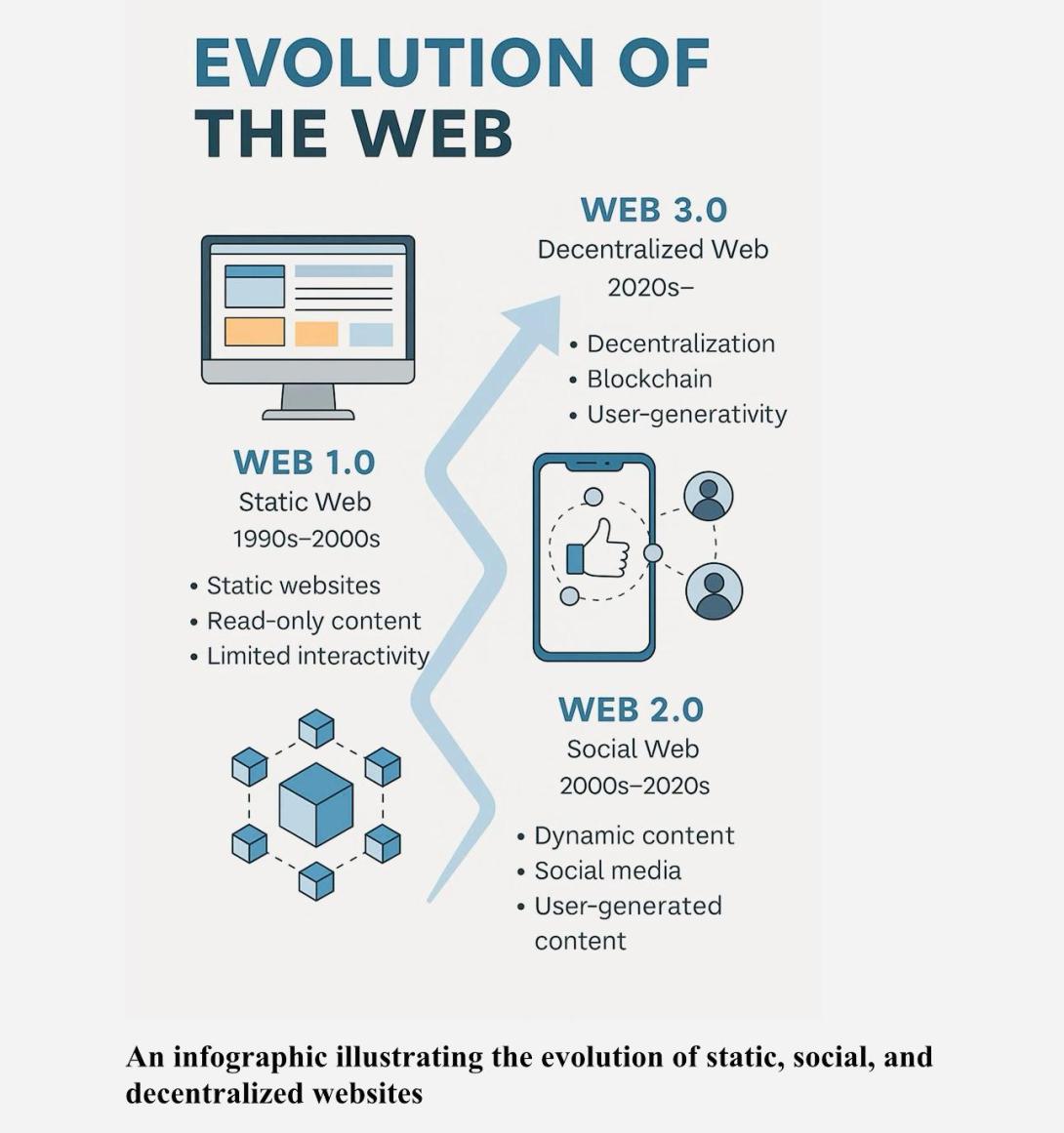 As the Internet evolves, into a Web3 version, government agencies are slow to change in the digital environment. Credit: Tarrazzia Martin, ChatGPT