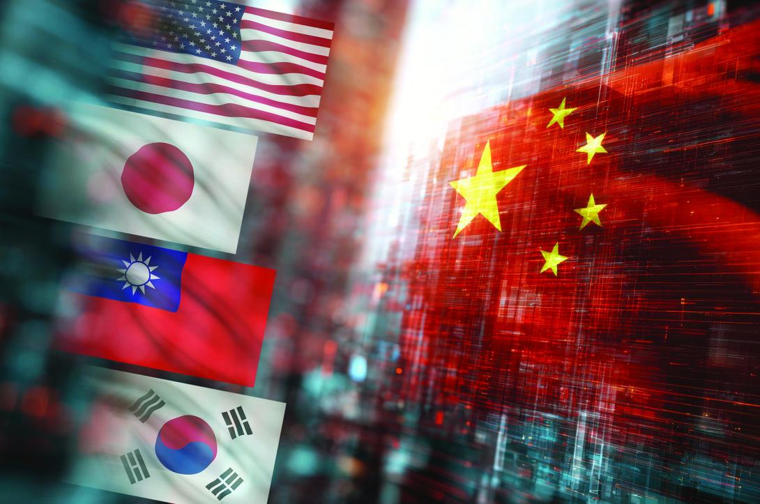 The complex geopolitics in East Asia call for deft strategies, experts say. Credit: Graphic by Chris D’Elia using BlackLion (AI-generated) and niyazz Adobe Stock images 