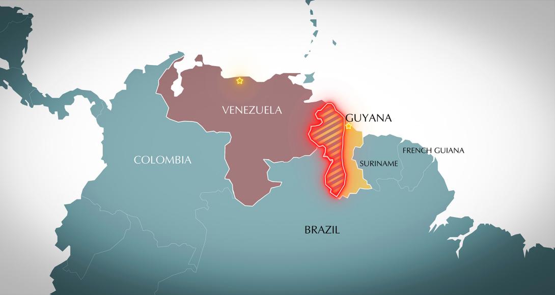 The Essequibo region, a territory within Guyana, has long been disputed by bordering Venezuela. Credit: Sergey Fedoskin-stock.adobe.com