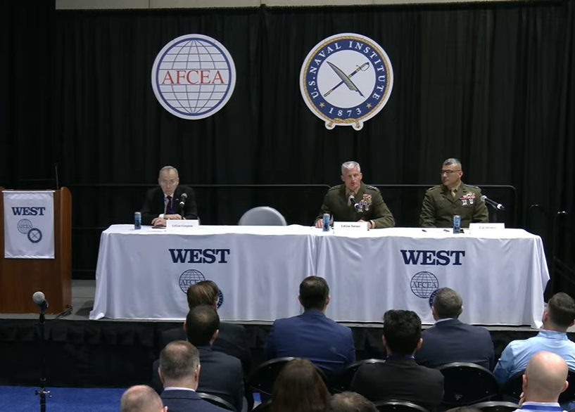 U.S. Marine Corps leaders discuss force posture in the Indo-Pacific region at WEST 2026.