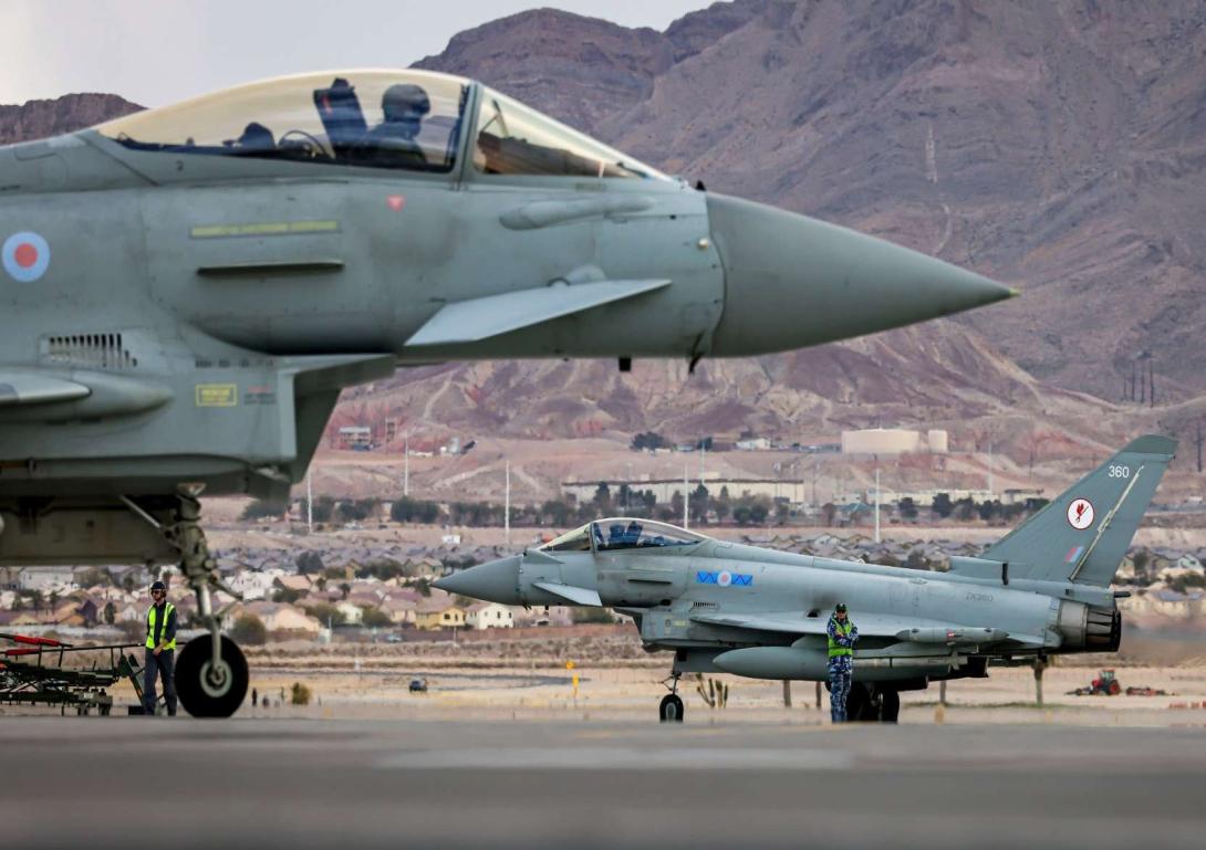 The United Kingdom Royal Air Force’s participation with the Royal Australian Air Force and the United States’ Air Force in exercises such as Bamboo Eagle is increasing the integration levels of fighters and systems, which is needed for the near-peer environment. Photo courtesy of the U.K. Royal Air Force