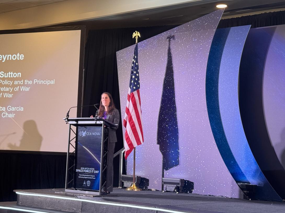 Katherine Sutton at AFCEA NOVA Space Force IT Day