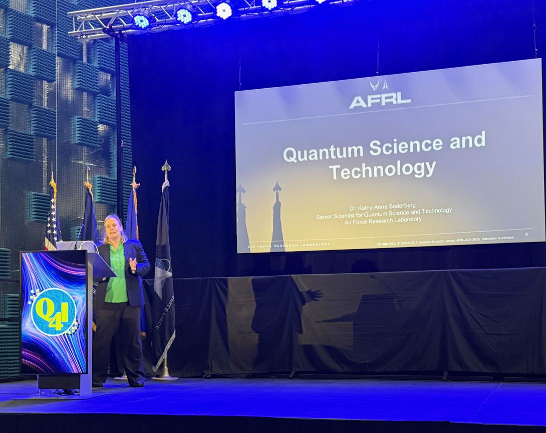 The Air Force Research Laboratory’s quantum researchers are interested in the intersection of quantum with other capabilities, according to Kathy-Anne Soderberg, acting chief technology officer and quantum technology lead, Air Force Research Laboratory Information and Spectrum Warfare Directorate. 