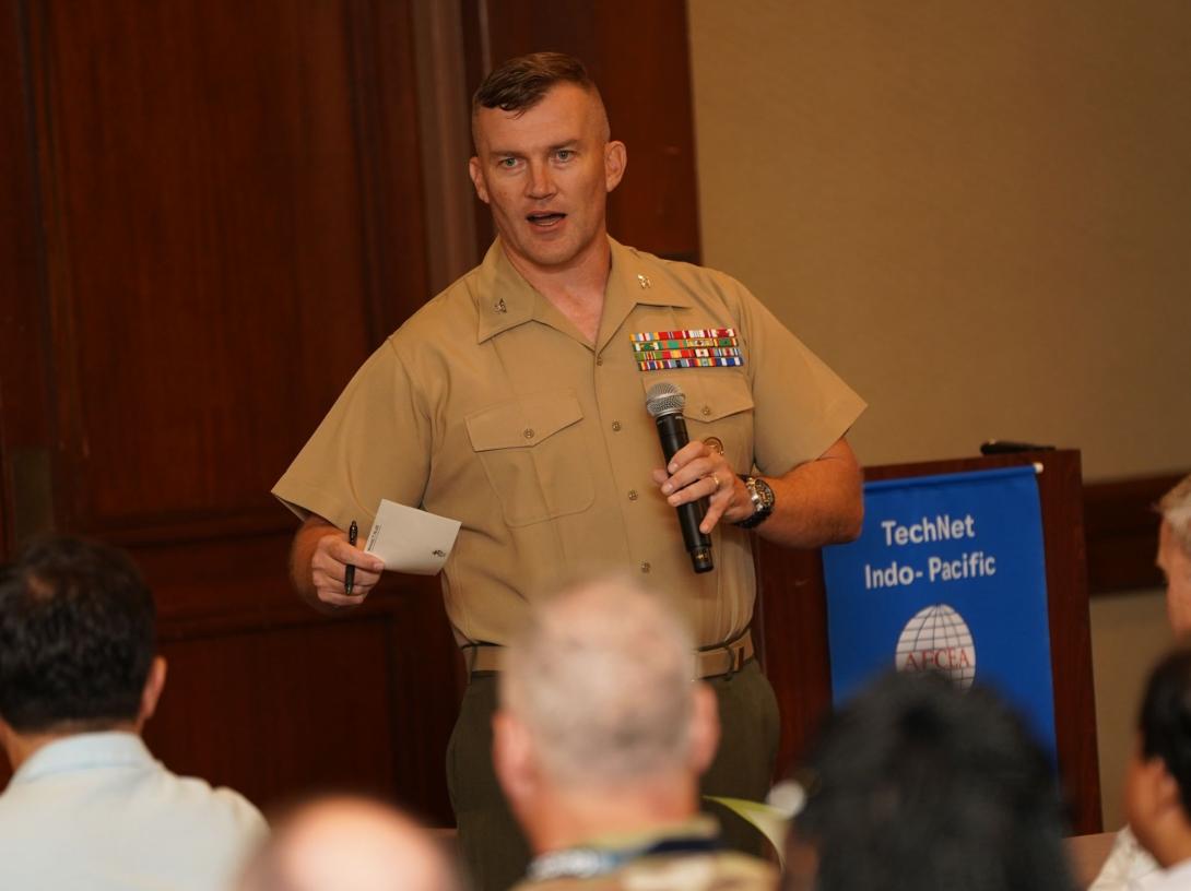 Col Michael Hlad, commander of DISA’s Regional Field Command Pacific at TechNet Indo-Pacific 2026