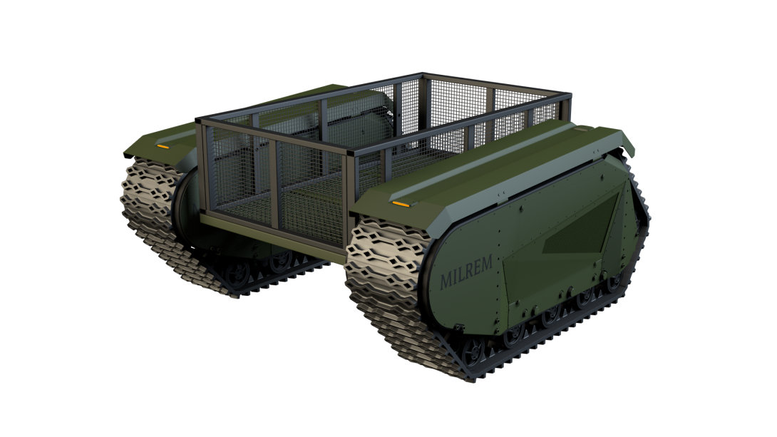The UGV THeMIS can be customized to carry out different operations, leveraging its unique modular design and robust components.