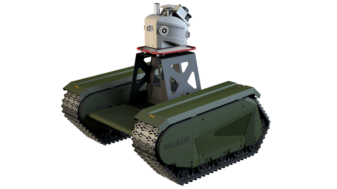 Developed by Estonia-based company Milrem, the Tracked Hybrid Modular Infantry System, or THeMIS, provides a new evolution in unmanned ground vehicles.