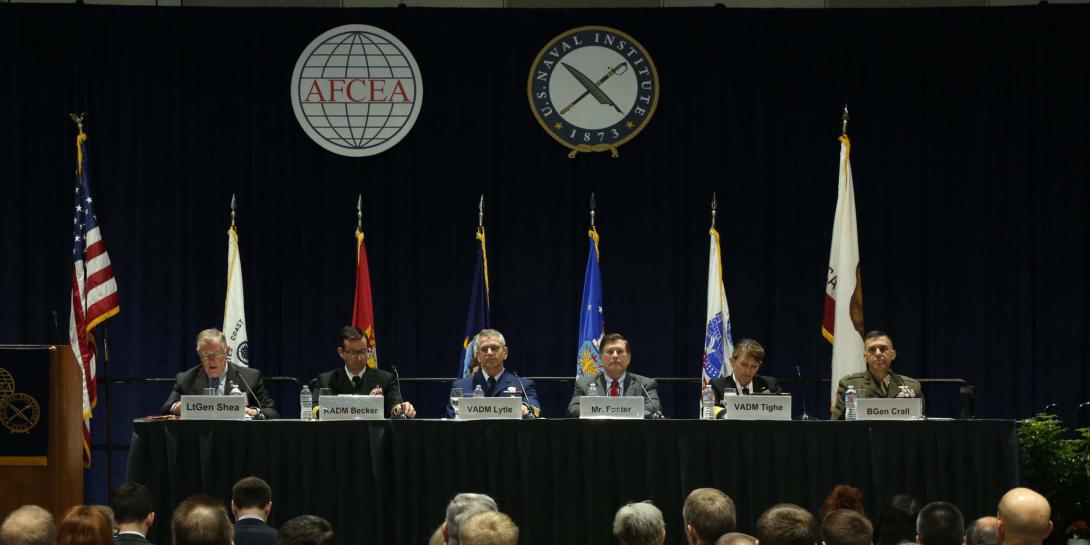 A panel at West 2017 discusses information warfare. Photo by Mike Carpenter