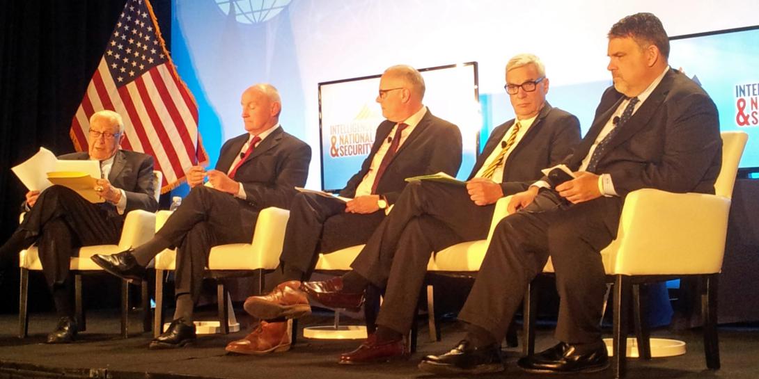 Intelligence experts from around the world discuss countererrorism during the Intelligence and National Security Summit.