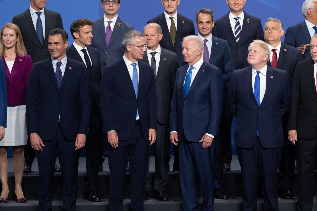 NATO heads of government pose for a group photograph at its summit on June 29 in Madrid, Spain; by the next time they meet Sweden and Finland are expected to join as full members of the alliance. Credit: NATO