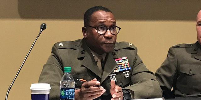 Col. Dave Burton, USMC, program manager, Intelligence Systems, USMC Systems Command, notes that organizational changes are helping the Marines bring forth signals intelligence capabilities.