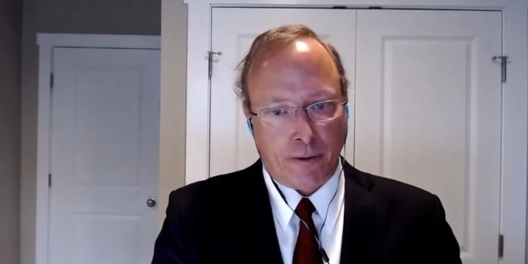 Ty Schieber, chair, CMMC Accreditation Body, promises to post "a tremendous amount of information" on his office's website over the next couple of days, while speaking at the AFCEA Virtual CCMC Symposium.
