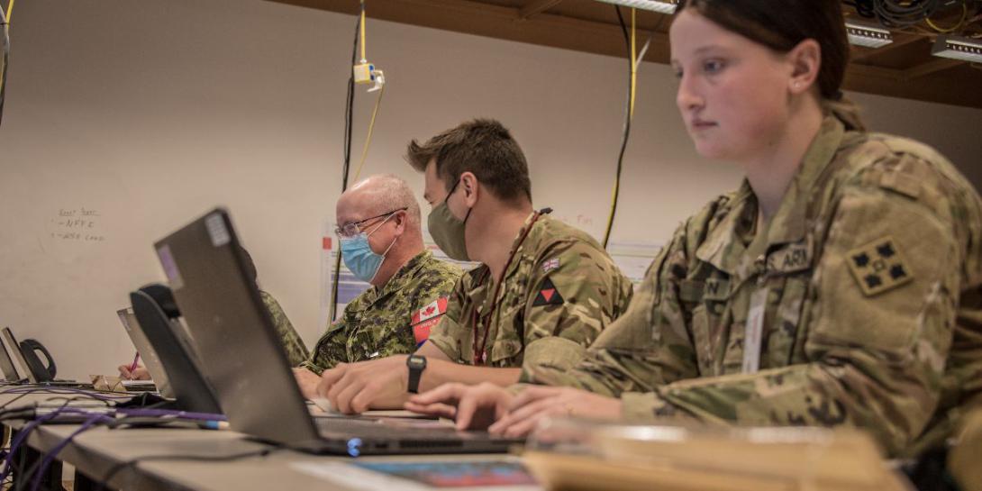 Improving the Army’s ability to secure and synchronize data in the tactical space includes initial data ingress of nonstandard formats such as text, chat and enterprise proprietary data formats. U.S. Army Photo