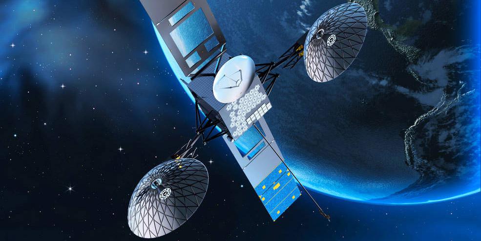 NASA is seeking to replace its NASA Tracking and Data Relay Satellite (TDRS) communications system, shown in a NASA illustration. The administration is pursuing two demonstrations with six commercial satellite communication providers to start to examine how the industry can support future near-Earth communication mission requirements. Credit: NASA