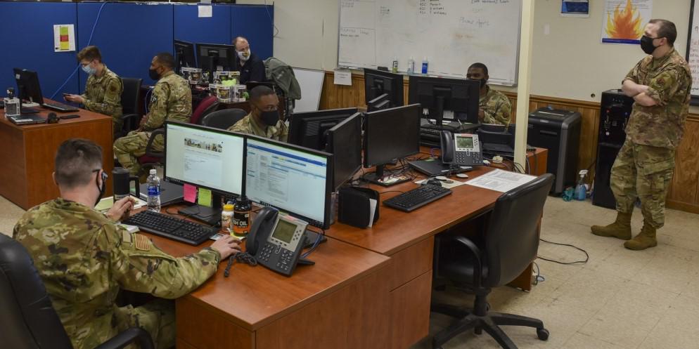 The Defense Information Systems Agency (DISA) is developing robotic process automation solutions to automate some computer security authorization processes, which will reduce workloads and offer efficiencies to warfighters, such as to the airmen from the 4th Communications Squadron at Seymour Johnson Air Force Base, North Carolina, who are responsible for authorizing and supporting about 7,000 computer users at the base.  U.S. Air Force photo by Airman 1st Class Kimberly Barrera