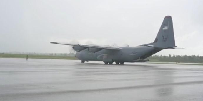 A U.S. Air Force C-130J Super Hercules is on the flightline at Tinian International Airport, Tinian, in July 2021 during the Pacific Iron exercise testing the Pacific Air Forces’ ability to conduct dynamic force employment operations. To conduct such agile, more lethal movement of forces and airpower in the region, more software solutions are needed. Credit: U.S. Air Force photo by Senior Airman Demond Mcghee