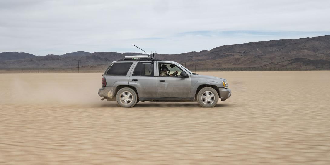 Warfighters from or attached to the Air Force’s 422nd Test and Evaluation Squadron relied on a Chevrolet SUV, commercial and government off-the-shelf components, and their ingenuity to achieve operation of the first-ever truly mobile command and control capabilities during the Black Flag 22-1 exercise at the base’s Nevada Test and Training Range on May 12, reported Senior Airman Zachary Rufus from the 57th Wing Public Affairs Office. Credit: Senior Airman Zachary Rufus