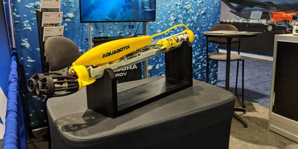 The U.S. Government has granted Aquabotix an explosives license to use with unmanned aquatic vehicles. Photo credit: Aquabotix Ltd.