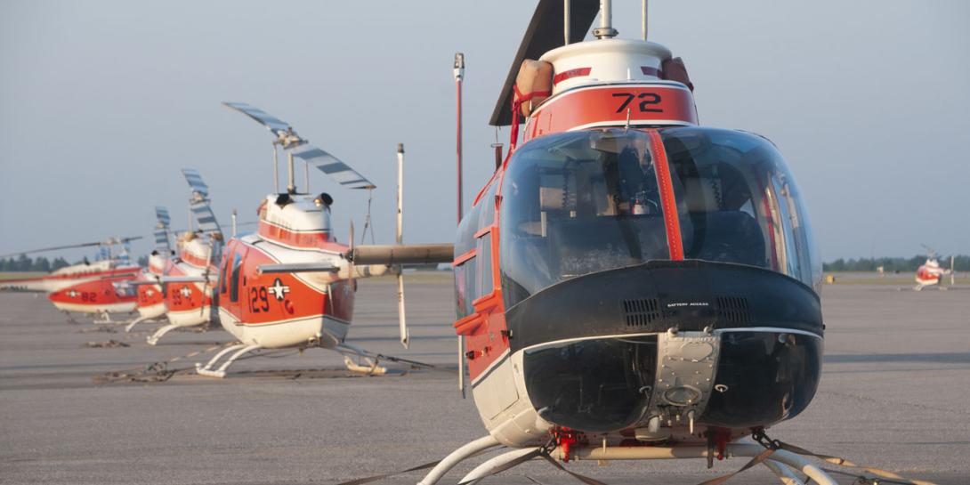 The Navy awarded a new contract to field 130 new TH-73A Advanced Helicopter Training System aircraft for the Navy, Marine Corps and Coast Guard to replace the 35-year old TH-57 aircraft, pictured. U.S. Navy photo