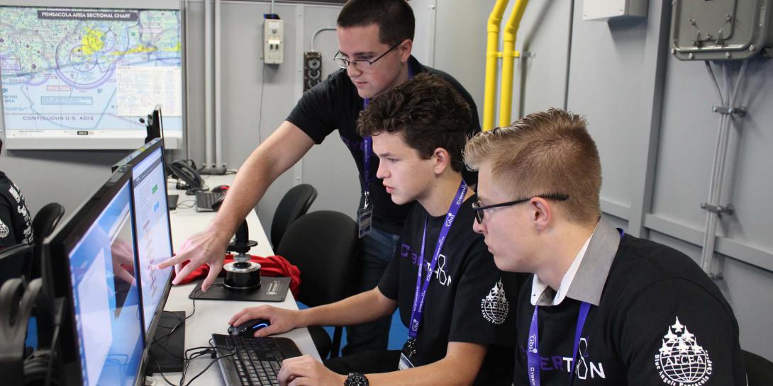 Florida-based students participated in the third annual CyberThon challenge in January.