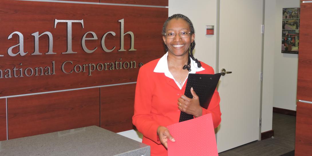 Evetta-DiRee McGuire encountered a few obstacles in her early pursuit of an engineering degree—such as not knowing what the field entailed. “At that point, as silly as it sounds, I did not know what an engineer even was. I thought [mentors] wanted me to drive a train!”