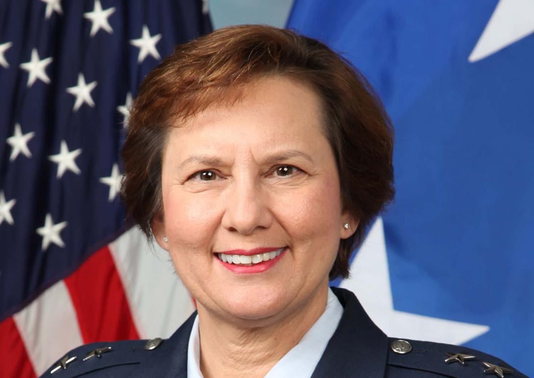 Maj. Gen. Sandra Finan, USAF, serves as the deputy CIO for C4 and information infrastructure capabilities.