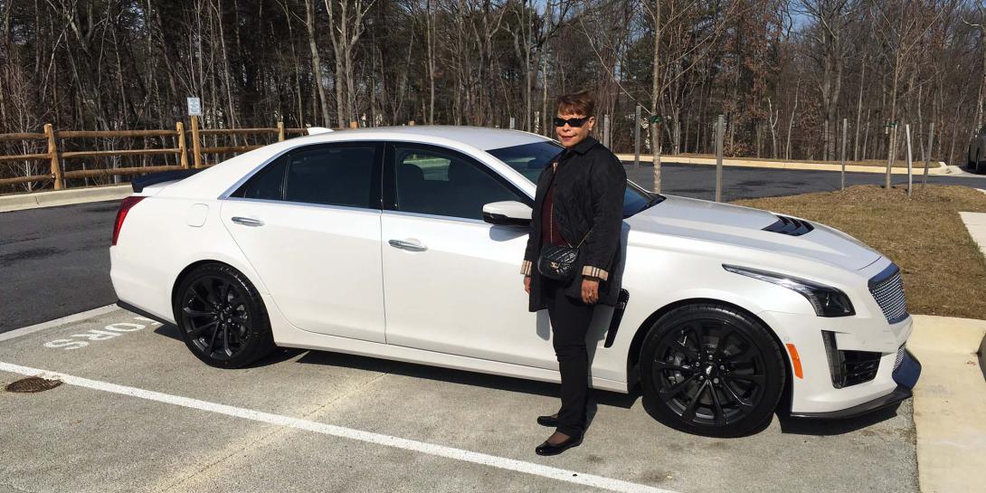 Former Lockheed Martin executive Linda Gooden has a passion for education, technology and, well, fast cars—such as her current Cadillac CTS-V with 640 horsepower that can go 200 mph.