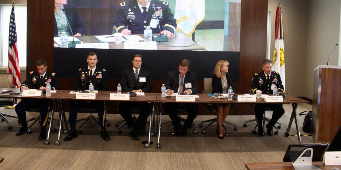 After 10 rotations with brigades, the Army’s Cyber-Electromagnetic Activities (CEMA) teams are hitting their stride, Army experts explain at an Association of the U.S. Army event August 2. Photo credit: Anna Neubauer