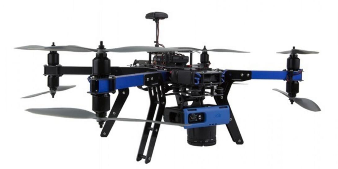 The Naval Surface Warfare Center Panama City Division Aviation Unit will initially train with a 3-D Robotics X-8M quadcopter similar to this one prior to moving on to larger types of unmanned aerial systems. Photo by UVA Systems International