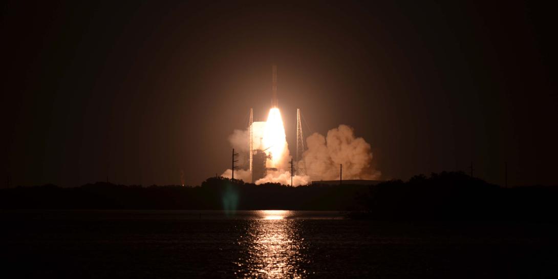 Airmen from the 920th Rescue Wing at Patrick Air Force Base in Florida clear and secure the Eastern Range for the 2013 United Launch Alliance-built Delta IV Heavy liftoff from nearby Cape Canaveral Air Force Station. The rocket was carrying the sixth WGS satellite for the U.S. military.