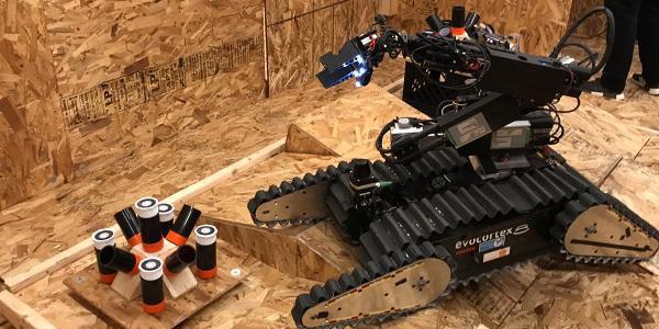 The RoboCup competitions are an opportunity for the Department of Homeland Security Science and Technology Directorate to work with other government agencies to bring emerging technologies to fruition faster. Courtesy of DHS S&T.