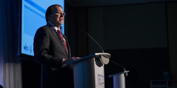 Glen F. Post III, CEO and president, CenturyLink, describes the difficulty in building a network of trusted peers at NITEC 2017.