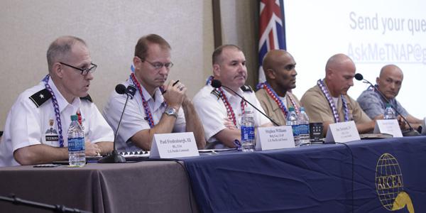 Panelists at TechNet Asia-Pacific discuss C4 capabilities.
