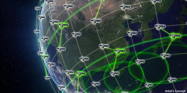 DARPA’s Blackjack program wilDARPA’s Blackjack program will leverage commercial low Earth orbit solutions, says Paul “Rusty” Thomas, Blackjack program manager. Concept graphic courtesy of DARPAl leverage commercial low Earth orbit solutions, says Paul “Rusty” Thomas, Blackjack program manager. Credit: Concept graphic courtesy of DARPA