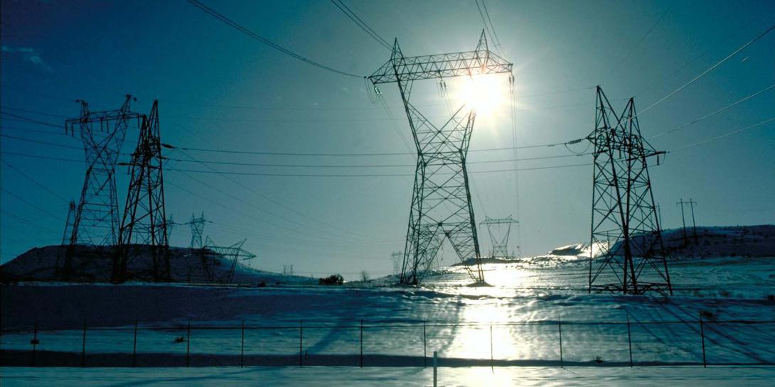 Power lines, such as these near the Celilo substation in Dallas Dam, Oregon, could go cold as a result of a cyber attack on the power grid. Adversaries already may have sown the seeds for shutting down power stations by embedding malware in a host of industrial control systems.