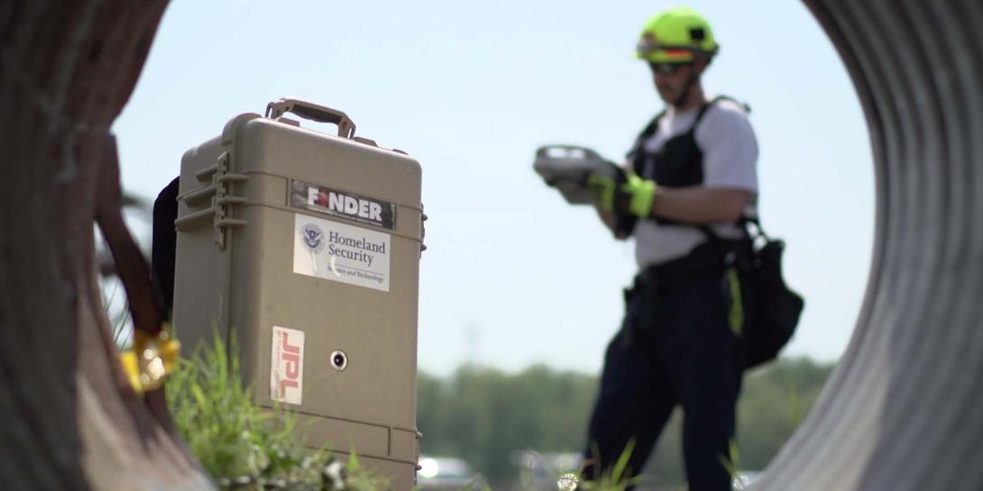 A prototype device known as FINDER detected heartbeats in the rubble of Nepal, leading to the rescue of four men.