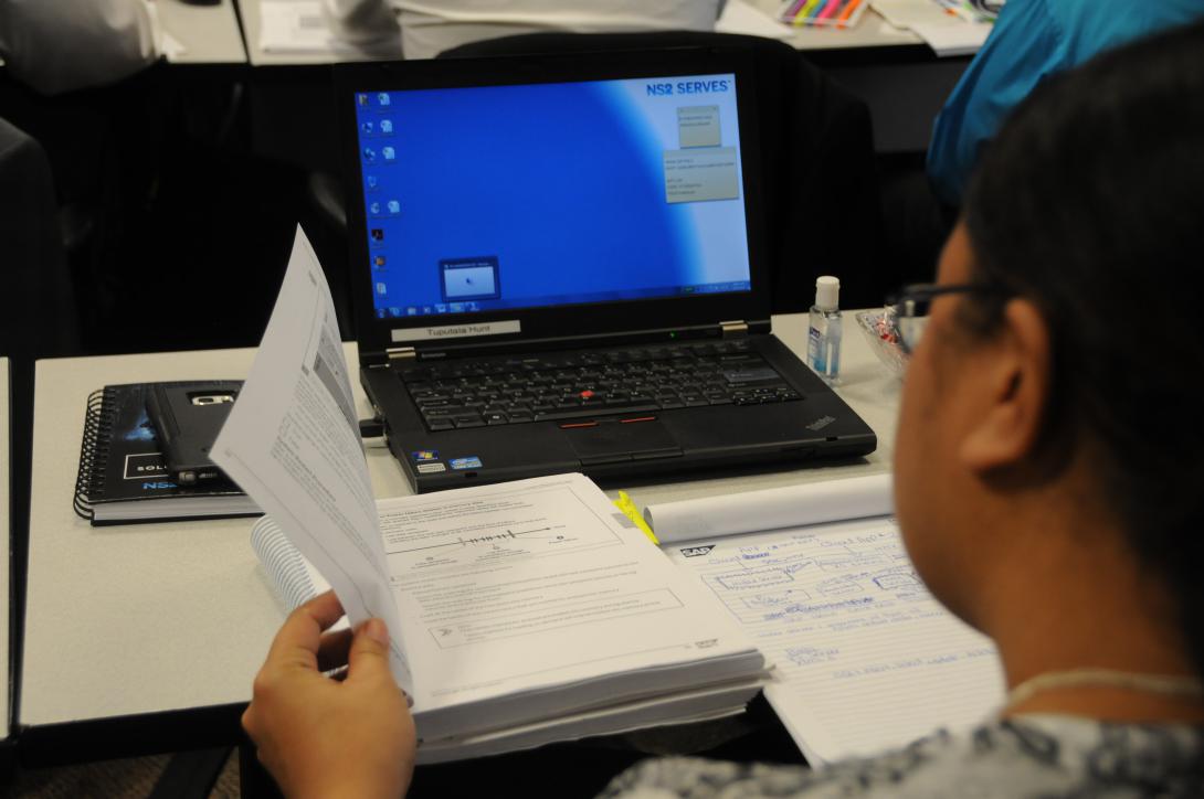 Students study for three months to learn SAP Software and Solutions-certified application programs through NS2 Serves.
