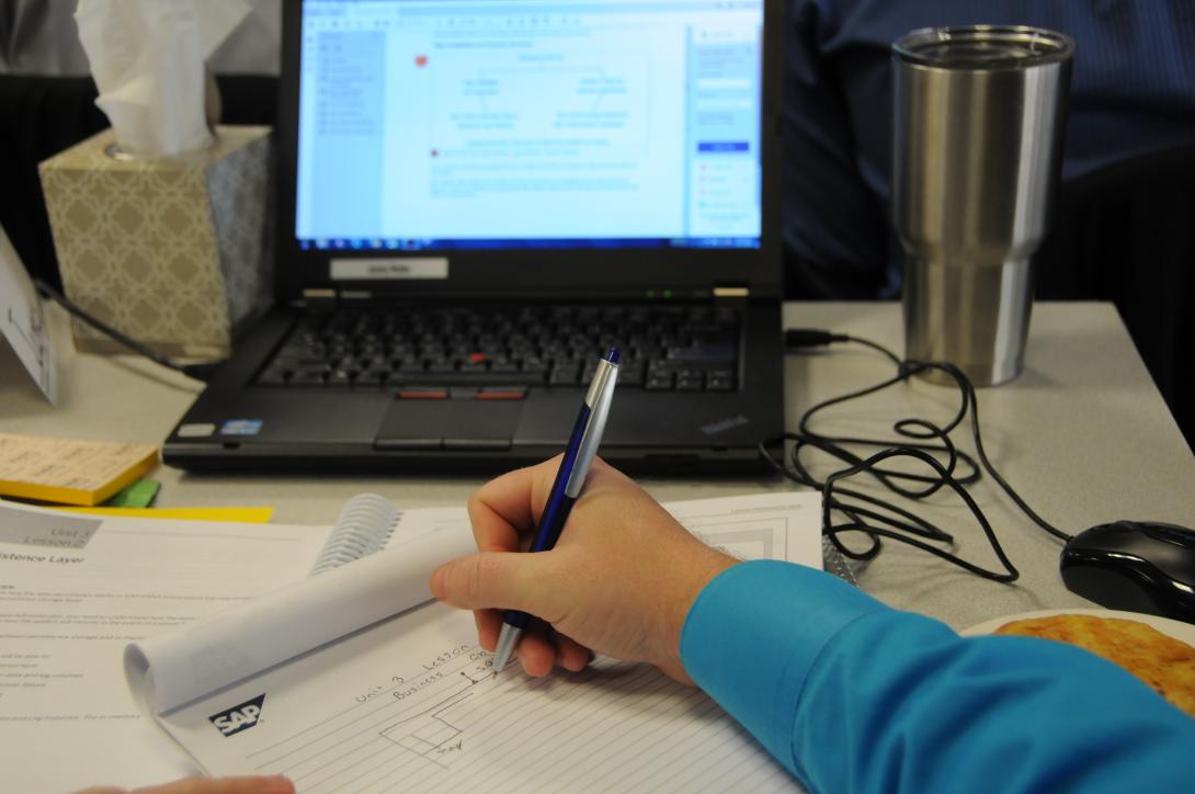 Students study for three months to learn SAP Software and Solutions-certified application programs through NS2 Serves.