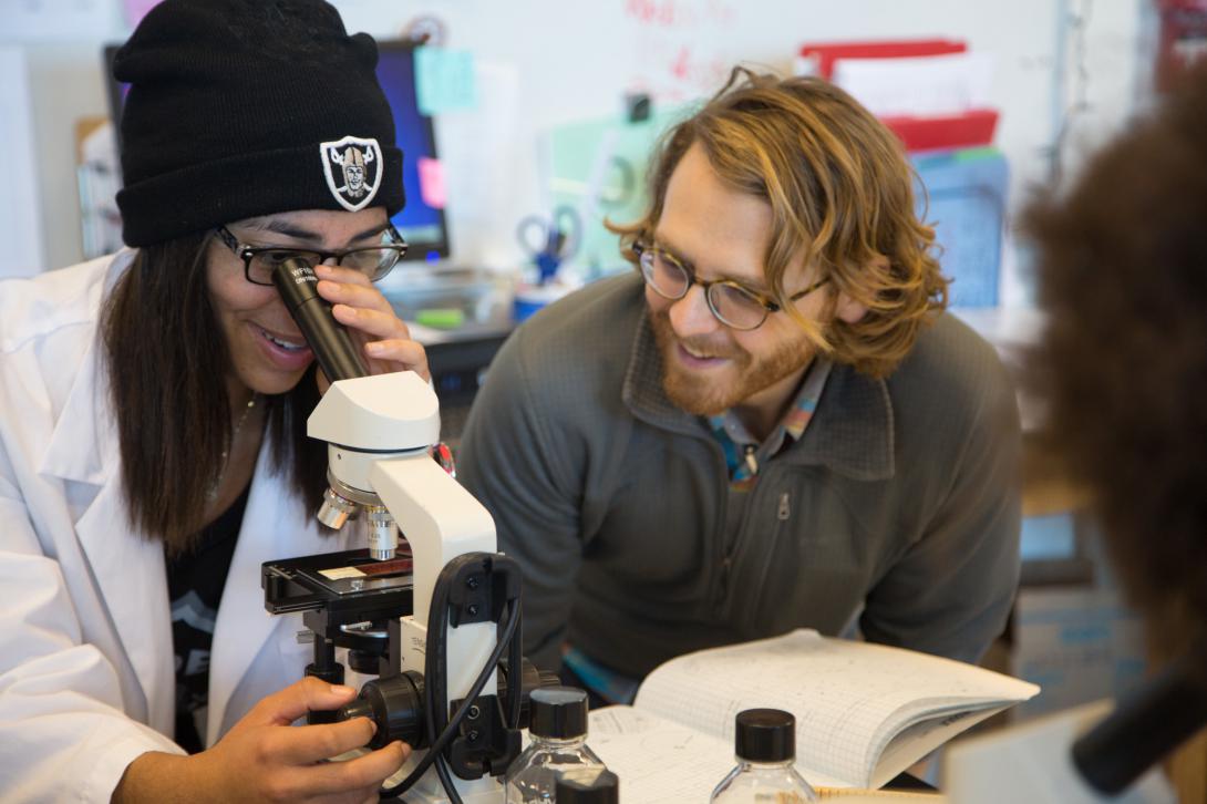 AFCEA’s STEM Teacher Scholarship award enables Jeremy Jonas, a biology and biotechnology teacher at Tucson High Magnet School in Tucson, Arizona, to outfit his science classroom with microscopes and other equipment and supplies so he can better engage with his students.