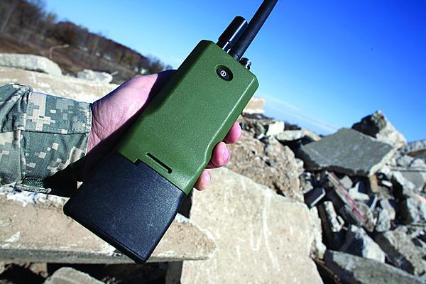 At the heart of the standard ISS is the 1.5-pound Exelis SpearNet radio. Other military radios also can be adapted to an ISS configuration.