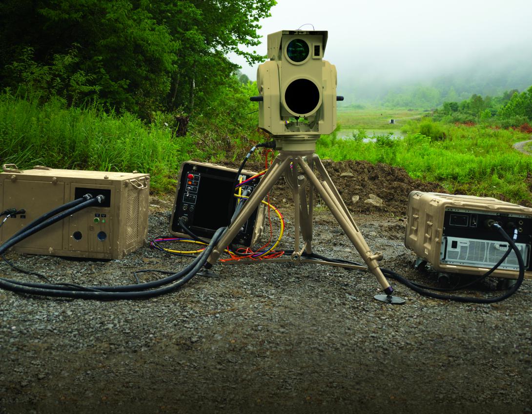 Boeing’s compact laser weapons system is designed to be small but effective. Boeing